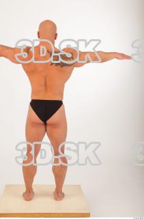 Whole body modeling swim suit photo reference of Sebastian 0055
